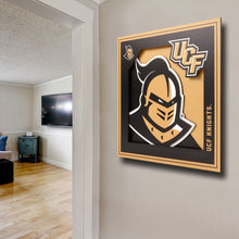 Central Florida Knights 3D Logo Series Wall Art - 12"x12"