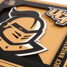Central Florida Knights 3D Logo Series Wall Art - 12"x12"