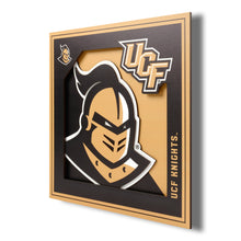 Central Florida Knights 3D Logo Series Wall Art - 12"x12"
