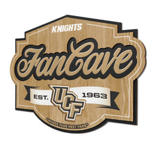 Central Florida Knights 3D Fan Cave Wood Sign