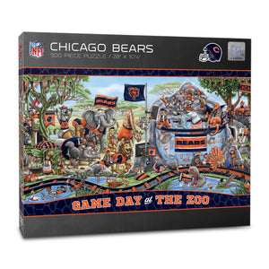 Chicago Bears Game Day At The Zoo 500 Piece Puzzle