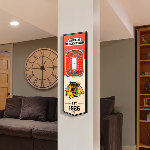 Chicago Blackhawks United Center 3D Stadium Banner