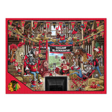 Chicago Blackhawks Barnyard Fans 500 Piece Puzzle