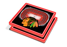 Chicago Blackhawks Stadiumview Coaster Set