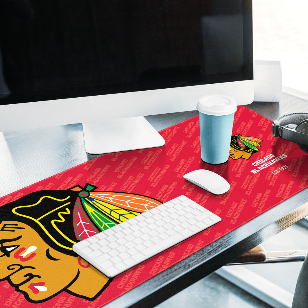 Chicago Blackhawks Logo Series Desk Pad