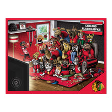 Chicago Blackhawks Purebred Fans 500 Piece Puzzle - "A Real Nailbiter"