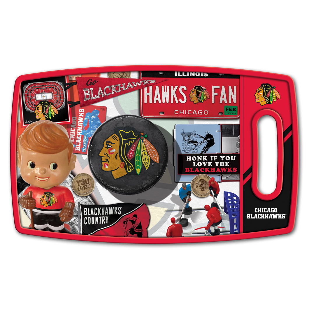 Chicago Blackhawks Retro Series Cutting Board