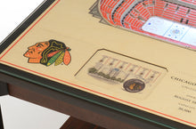 Chicago Blackhawks 25-Layer StadiumViews Lighted End Table - United Center