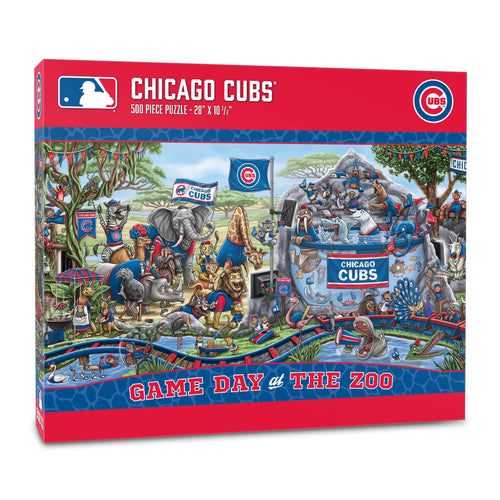 Chicago Cubs Game Day At The Zoo 500 Piece Puzzle