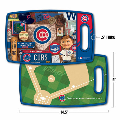 Chicago Cubs Retro Series Cutting Board
