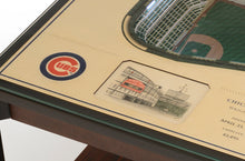 Chicago Cubs 25 Layer Lighted StadiumView End Table