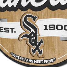 Chicago White Sox 3D Fan Cave Wood Sign