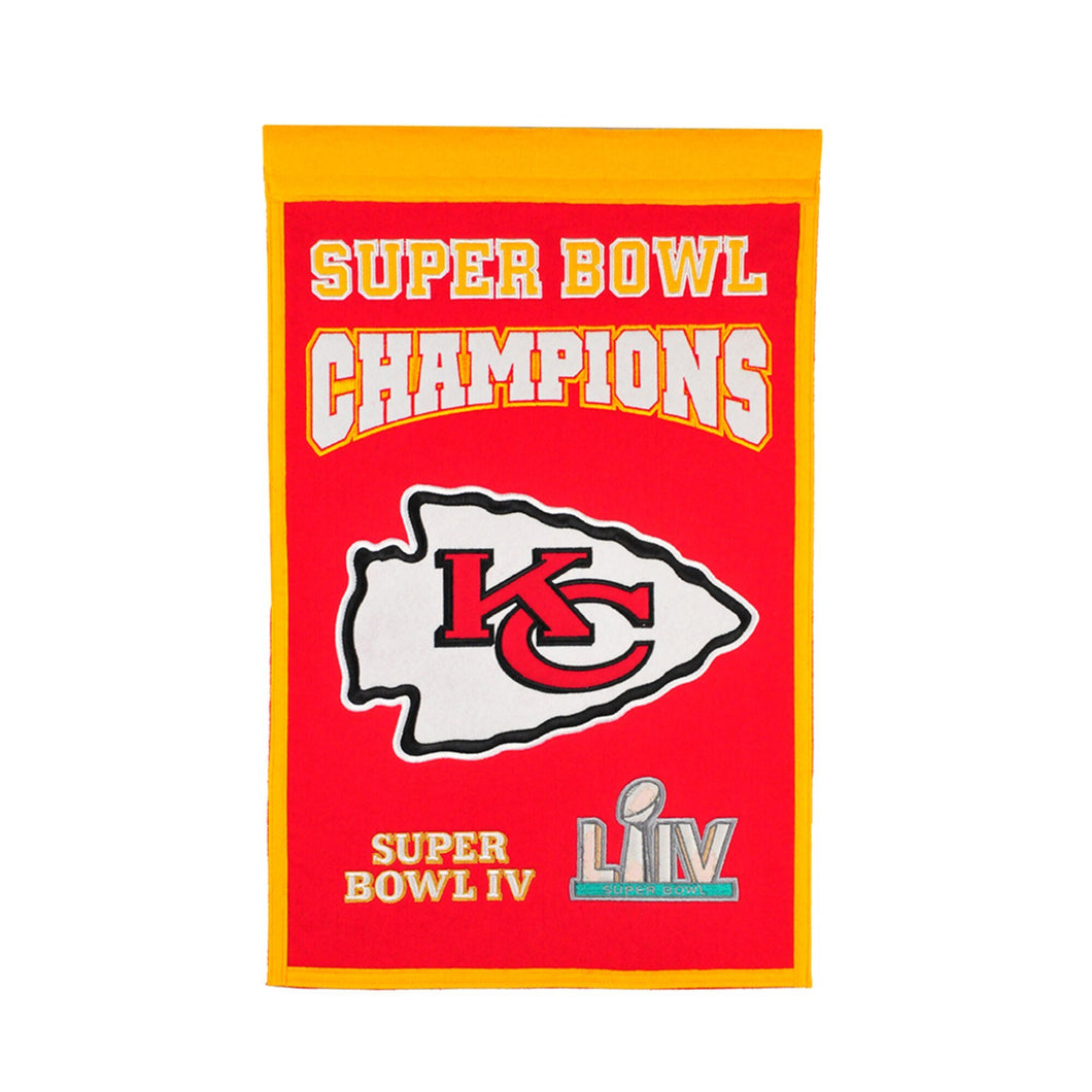 KC Chiefs Super Bowl LIV Champions Art Football 