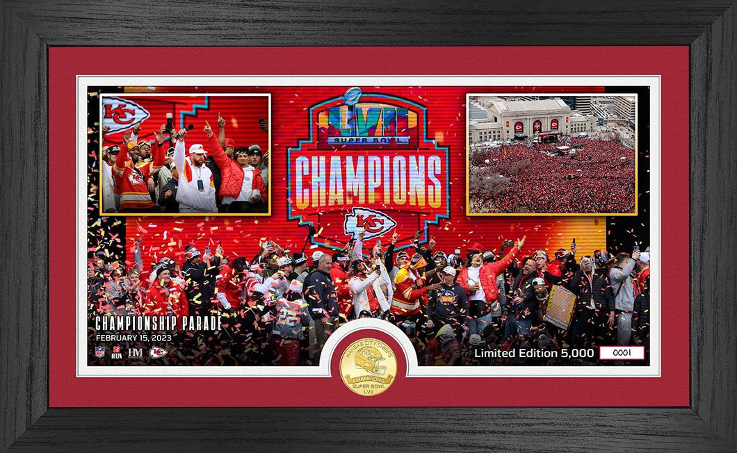 2023 Super Bowl LVII Champion Kansas City Chiefs Panoramic Picture