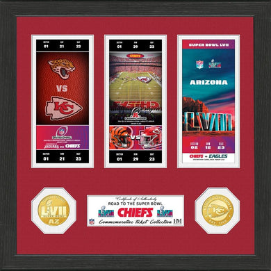 Kansas City Chiefs Road To Super Bowl LVII Championship Ticket Collection