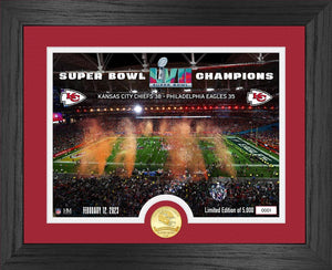 Super Bowl LVII (57) Champions Signature Ticket Frame