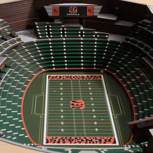 Cincinnati Bengals Stadium 3D Stadiumview Wall Art