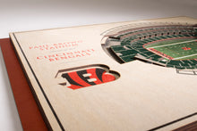Cincinnati Bengals 5 Layer 3D Stadiumview Wall Art