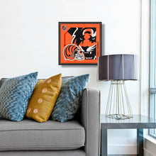 Cincinnati Bengals 3D Logo Series Wall Art - 12"x12"