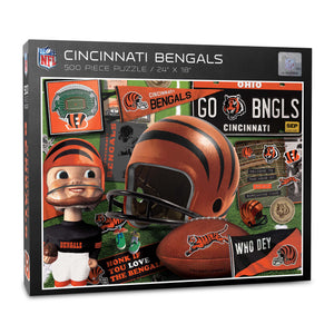 Cincinnati Bengals Retro Series Puzzle