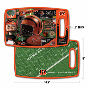 Cincinnati Bengals Retro Series Cutting Board