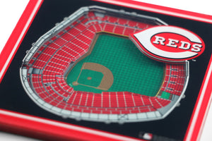 Cincinnati Reds 3D StadiumViews Coaster Se