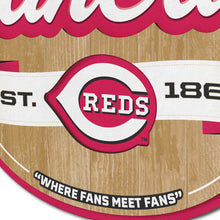 Cincinnati Reds 3D Fan Cave Wood Sign