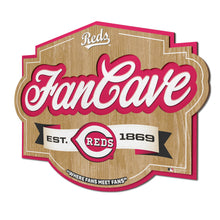 Cincinnati Reds 3D Fan Cave Wood Sign