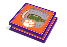 Clemson Tigers 3D StadiumViews Coaster Set