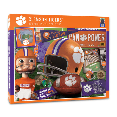 Clemson Tigers Retro Series Puzzle