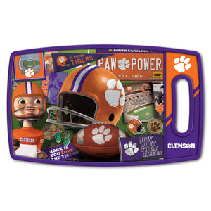 Clemson Tigers Retro Series Cutting Board