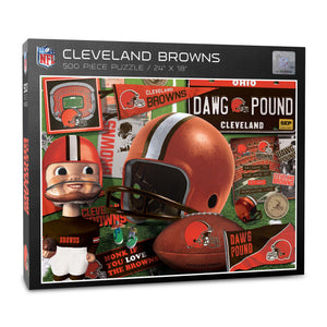 Cleveland Browns Retro Series Puzzle