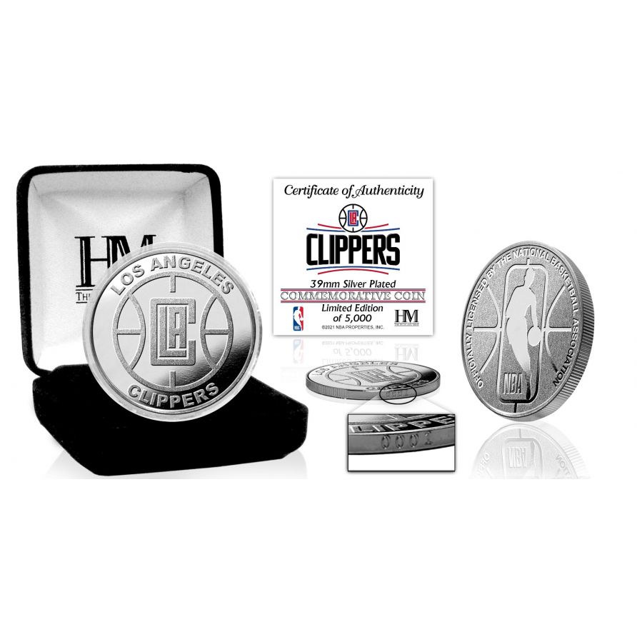 Los Angeles Clippers Silver Mint Coin