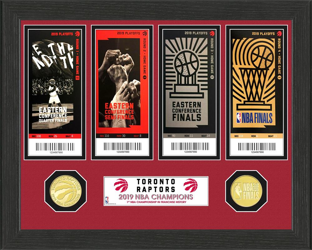 Toronto Raptors 2019 NBA Champions Ticket Collection