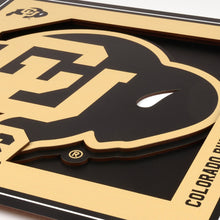 Colorado Buffaloes 3D Logo Series Wall Art - 12"x12"