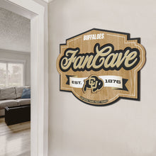 Colorado Buffaloes 3D Fan Cave Wood Sign
