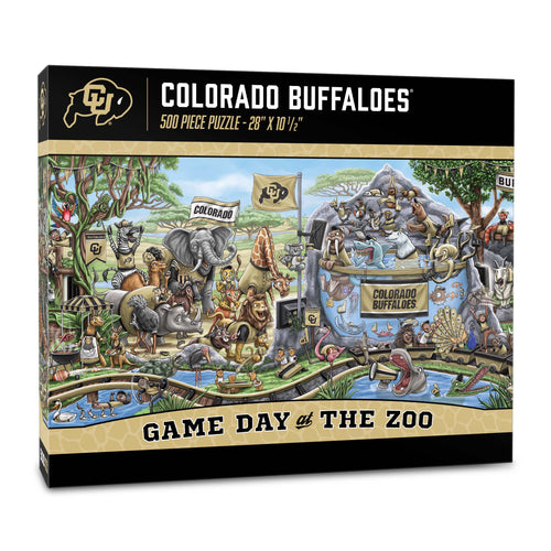 Colorado Buffaloes Game Day At The Zoo 500 Piece Puzzle