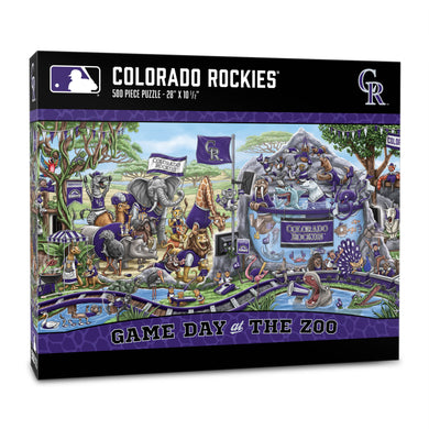 Colorado Rockies Game Day At The Zoo 500 Piece Puzzle