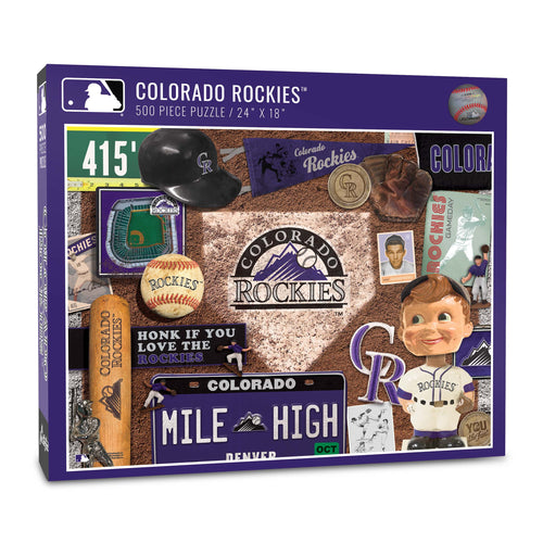 Colorado Rockies Retro Series Puzzle