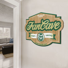 Colorado State Rams 3D Fan Cave Wood Sign