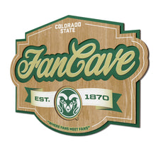 Colorado State Rams 3D Fan Cave Wood Sign