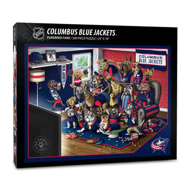 Columbus Blue Jackets Purebred Fans 500 Piece Puzzle - 