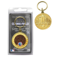 Colorado Rockies Coors Field Dirt Team Keychain