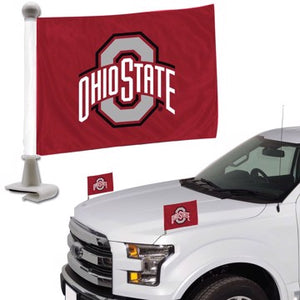 Ohio State Buckeyes Team Ambassador Car Flags Set of 2