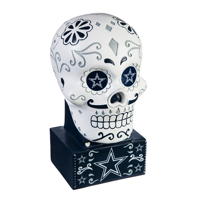 DALLAS COWBOYS DIA DE LOS MUERTOS SUGAR SKULL STATUE – JR'S SPORTS