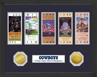 Dallas Cowboys Super Bowl Championship Ticket Collection