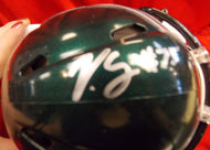 Vinny Curry Philadelphia Eagles Signed Mini Football Helmet