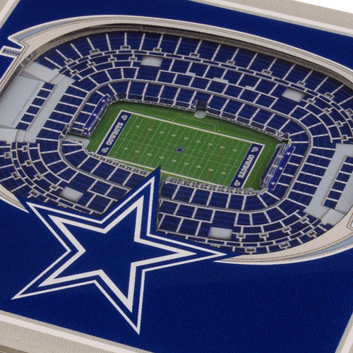 Dallas Cowboys 3D StadiumViews Coaster Set