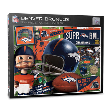 Denver Broncos Retro Series Puzzle