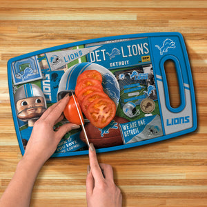 Detroit Lions Retro Series Cutting Board